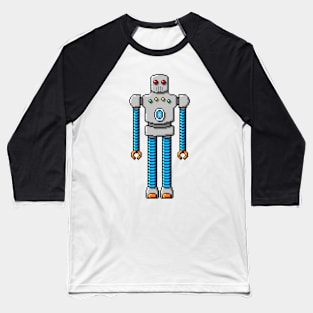 Pixel Robot 199 Baseball T-Shirt